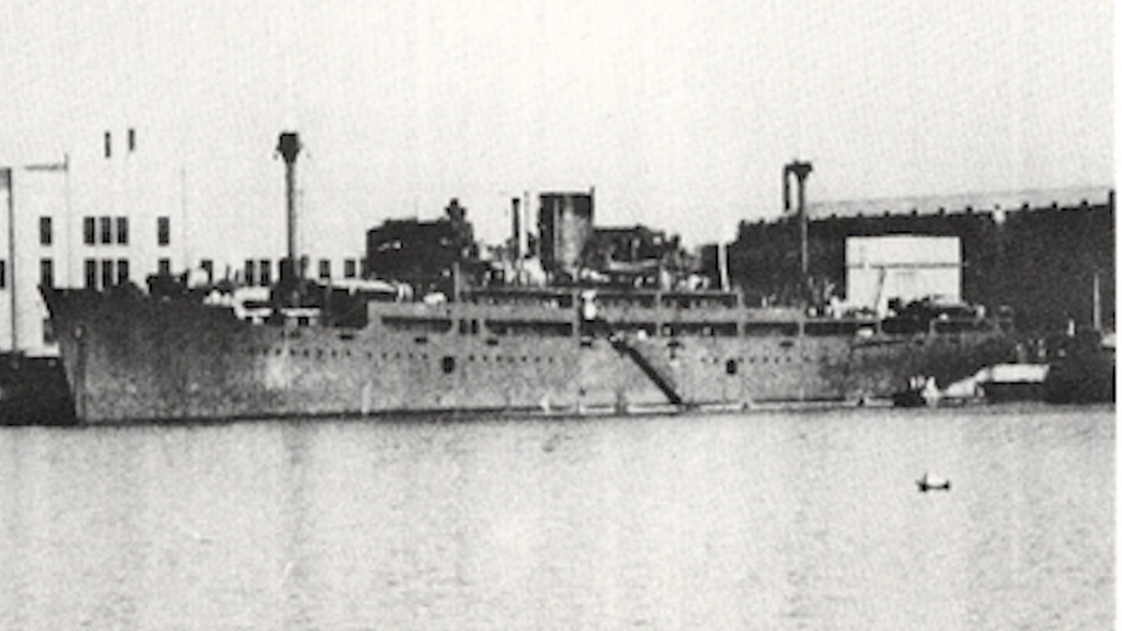 This undated file photo provided by South Korean film company Mayplus shows the Ukishima Maru vessel. (Mayplus)