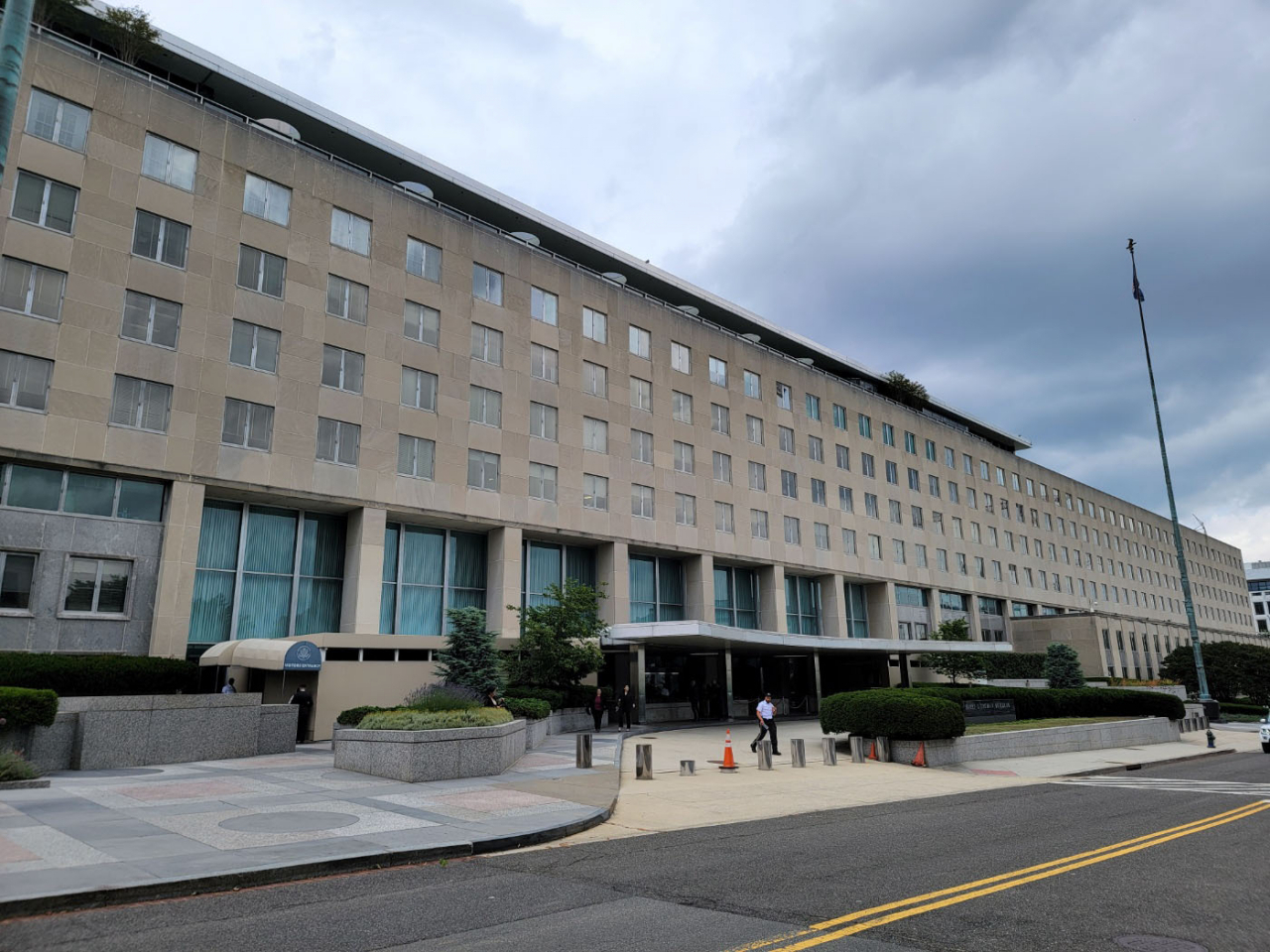 The State Department in Washington (Yonhap)