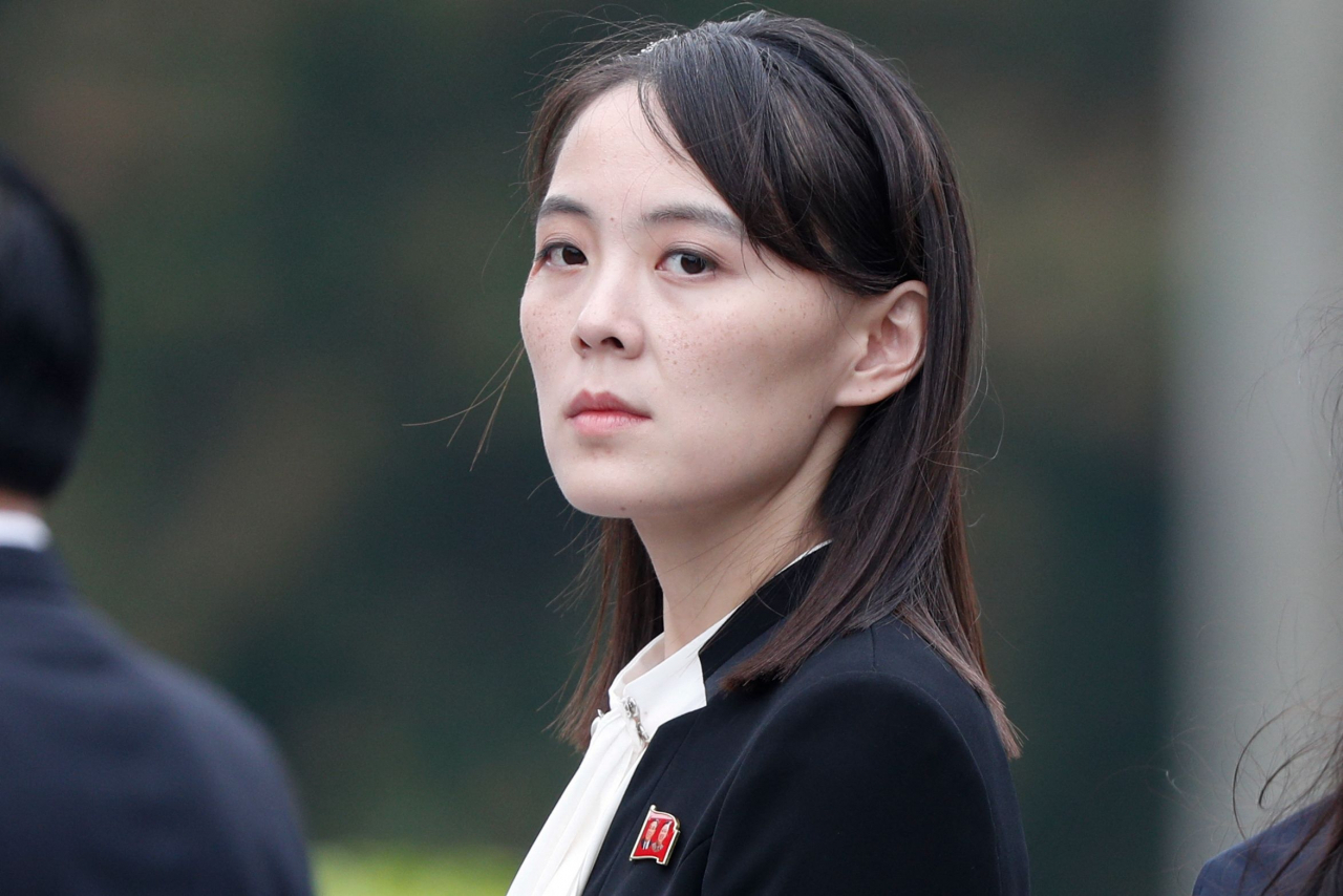 Kim Yo-jong, sister of North Korea's leader Kim Jong Un, attends wreath laying ceremony at Ho Chi Minh Mausoleum in Hanoi on March 2, 2019. The powerful sister of North Korean leader Kim Jong Un slammed Seoul on July 8, 2024 for recent military drills near the border, saying the South must be 