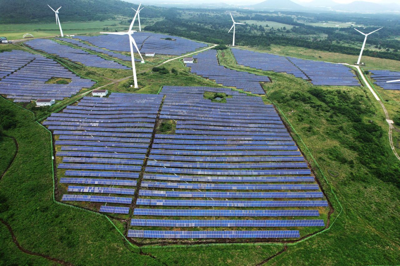 Brite Energy Partners' 13.5 megawatt solar power plant located in Jeju Island (Brite Energy Partners)