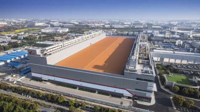 SK hynix DRAM manufacturing plant in Wuxi, China (Yonhap)