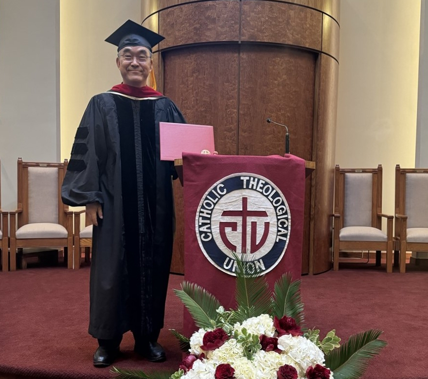 Father Park Min-seo at Catholic Theological Union in Chicago on May 23, 2024 (Park Min-seo)