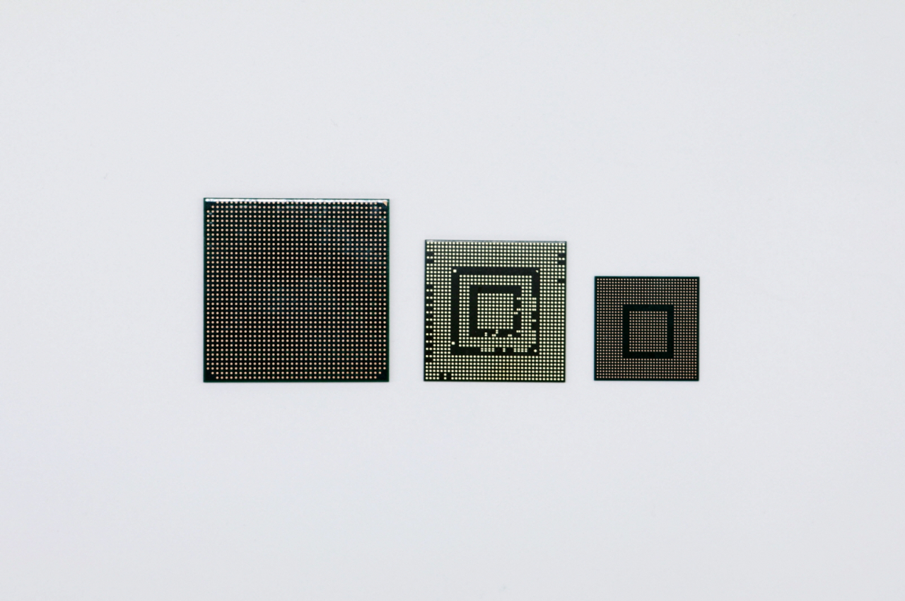 An image of flip chip ball grid array products that applied LG Innotek's raw material incoming inspection artificial intelligence (LG Innotek)