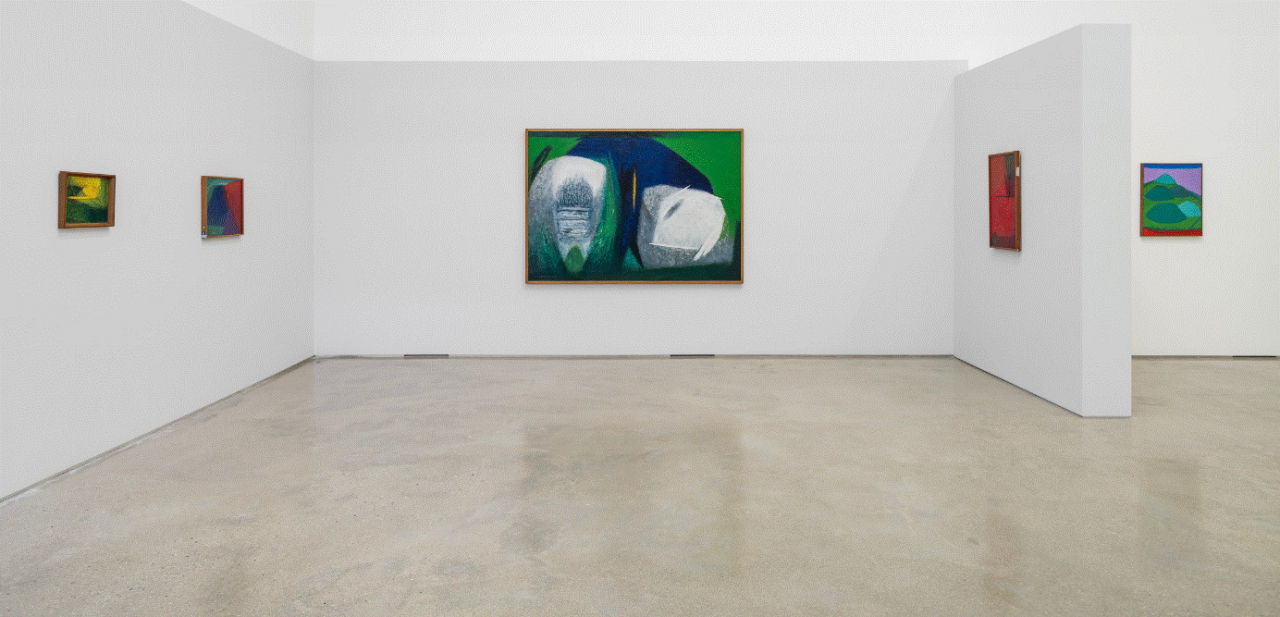 An installation view of 