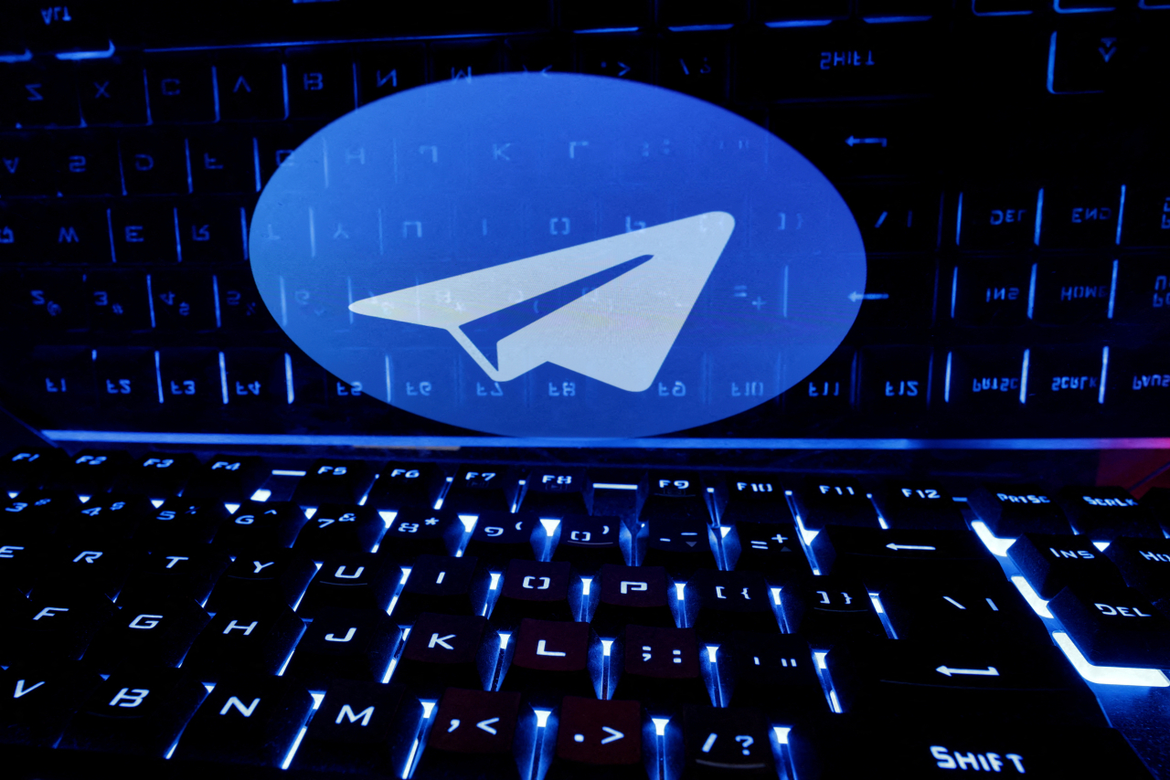 Telegram logo (Reuters-Yonhap)