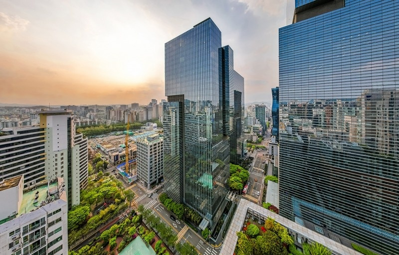 The Asset, located in Gangnam-gu, southern Seoul, is used as the headquarters of Samsung Fire & Marine Insurance. (Koramco REITs Management & Trust)