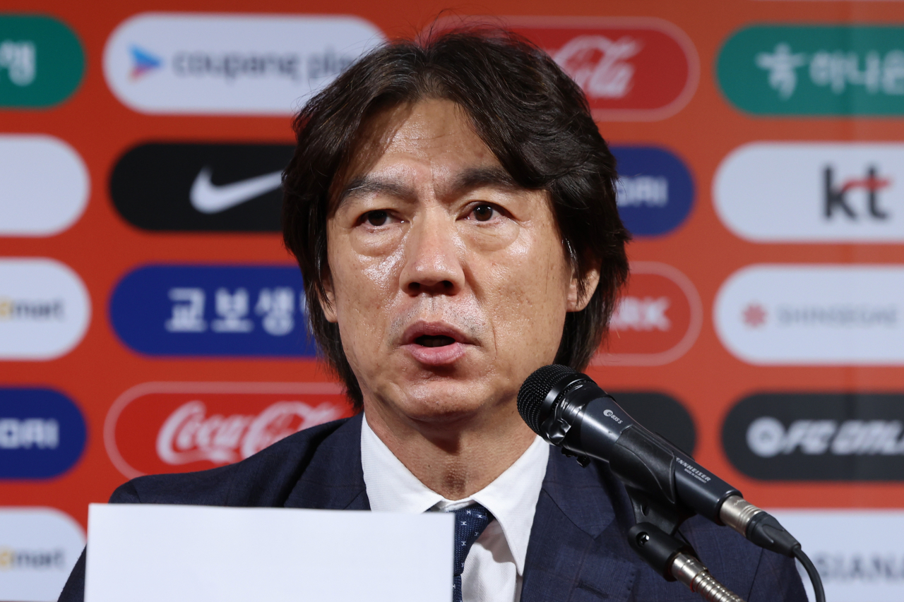 Hong Myung-bo, head coach of the South Korean men's national football team (Yonhap)