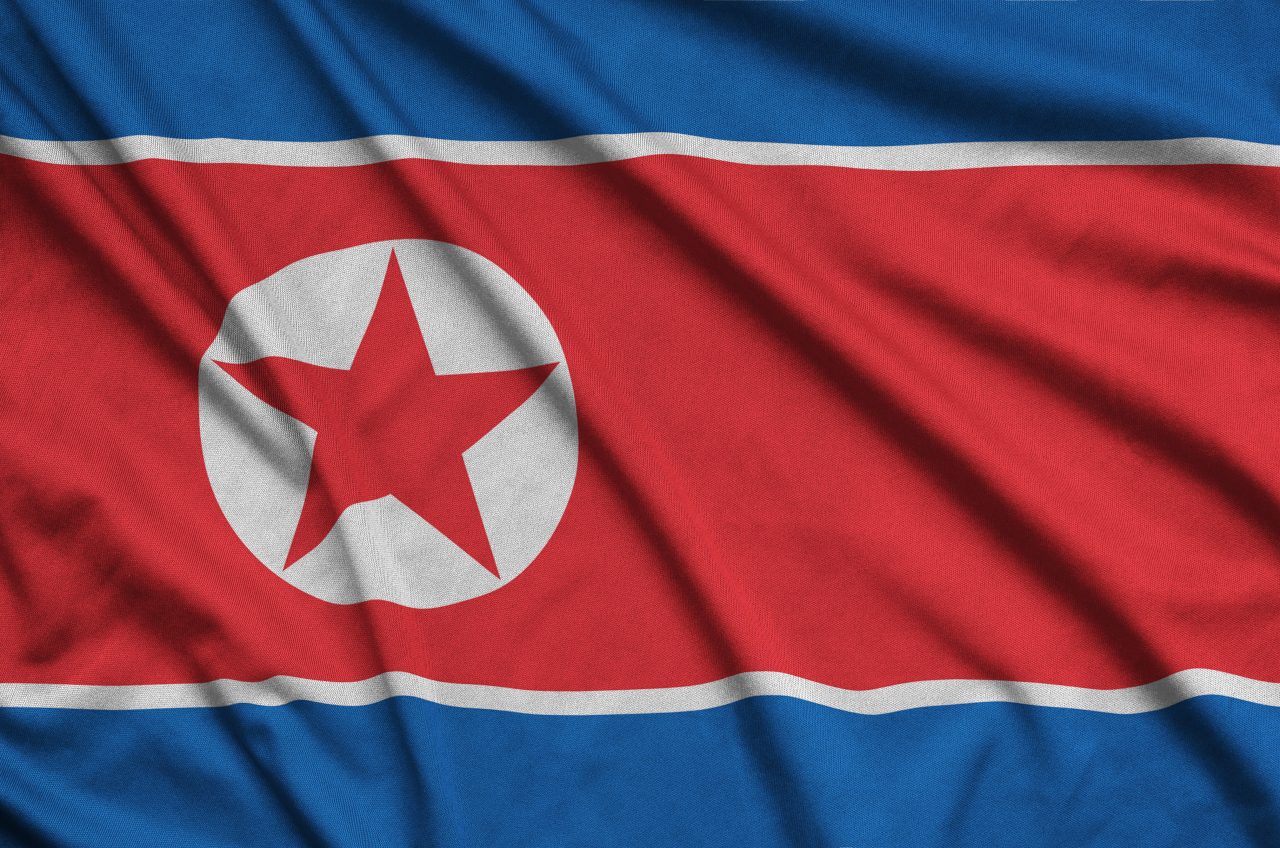 North Korean flag (123rf)