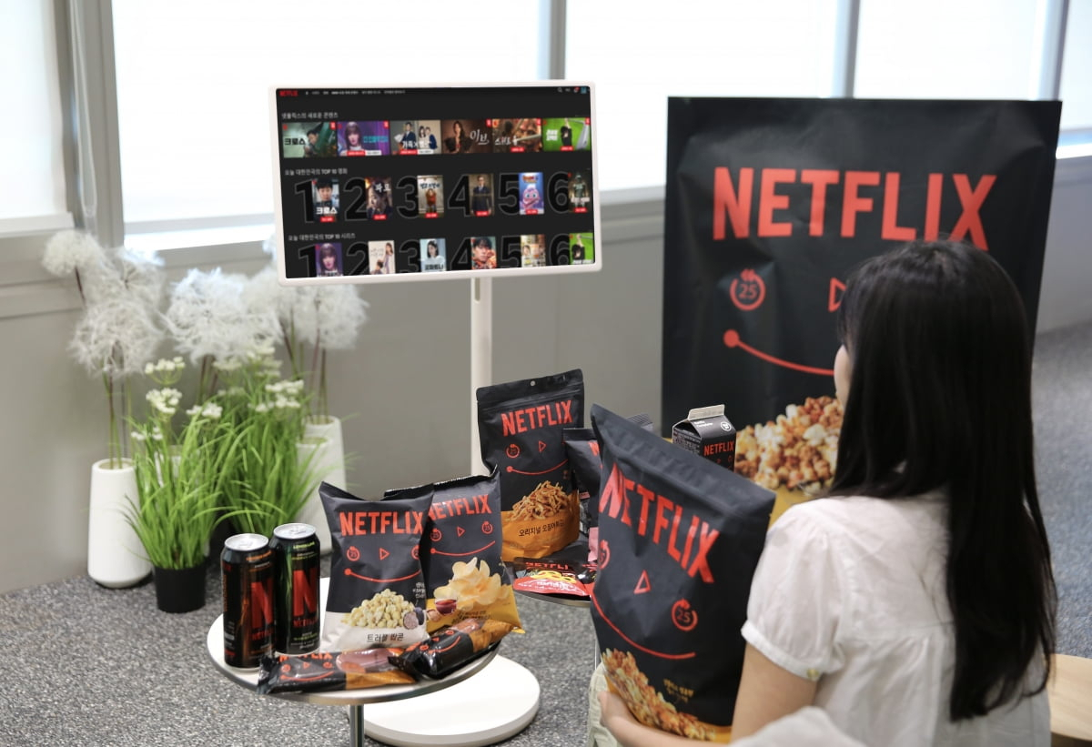 Netflix-themed products (GS25)