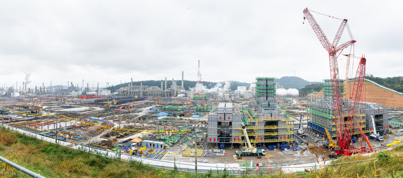 S-Oil's construction site of the Shaheen project in Onsan plant in Ulsan (S-Oil)