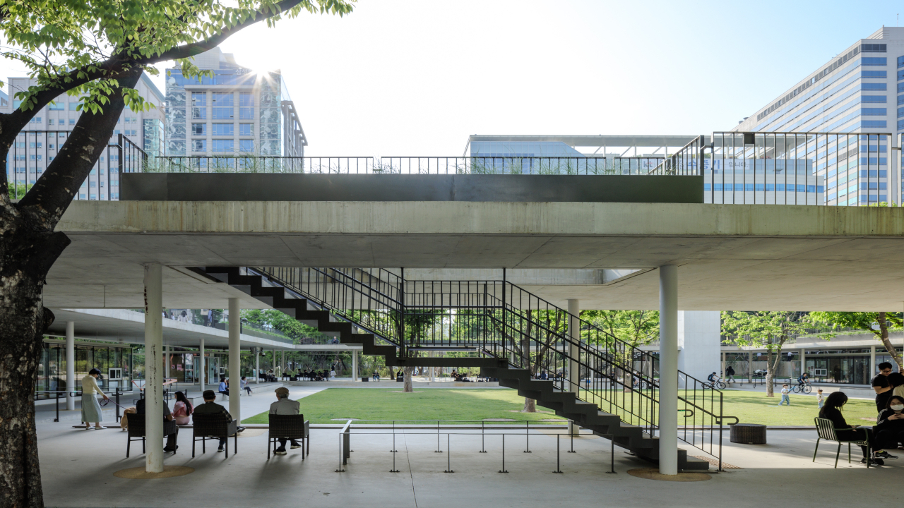 A view of Omok Park in Yangcheon-gu southwestern Seoul after renovation (Provided by KCDF)