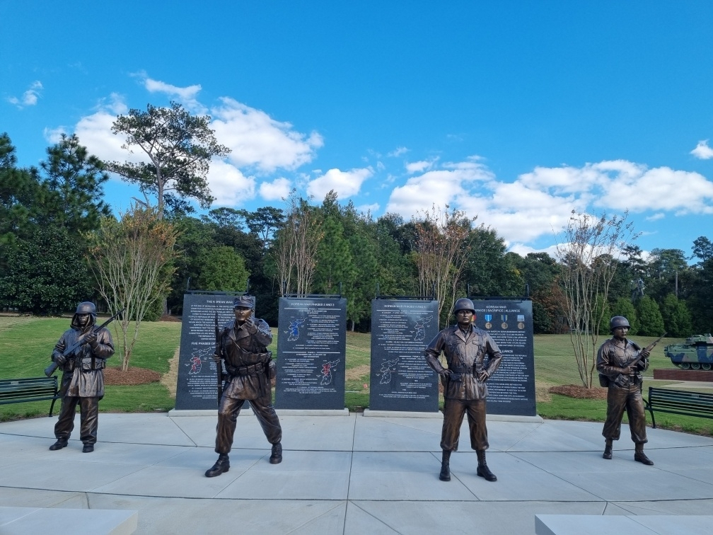 This photo, provided by South Korea's defense logistics attache Col. Kim Yong-sun, shows the new Korean War Memorial at the National Infantry Museum in Columbus, Georgia, on Thursday. (Yonhap)