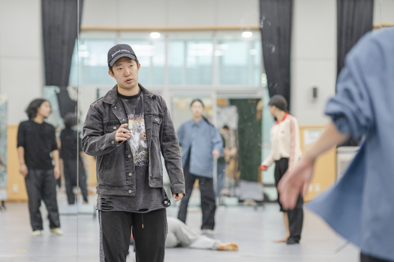 Choi Jong-in is seen in this photo during a rehersal for 