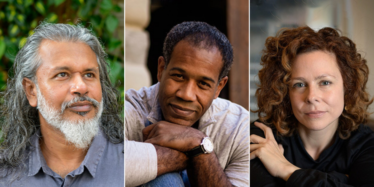 From left, Booker Prize-winning novelist Shehan Karunatilaka, Pulitzer Prize-winning poet Gregory Pardlo and American researcher Cat Bohannon are set to attend this year's Singapore Writers' Festival (SWF)