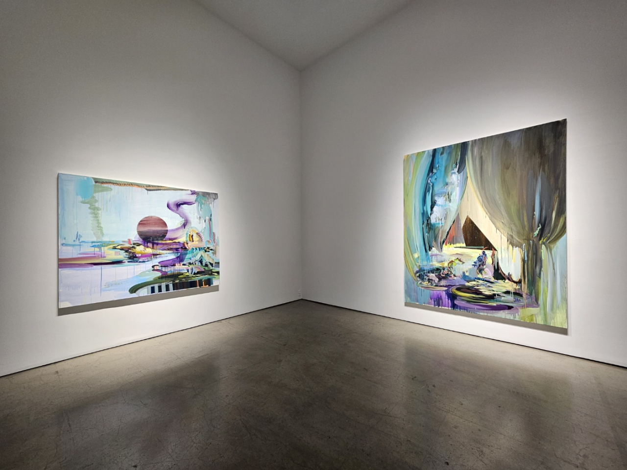 An installation view of 