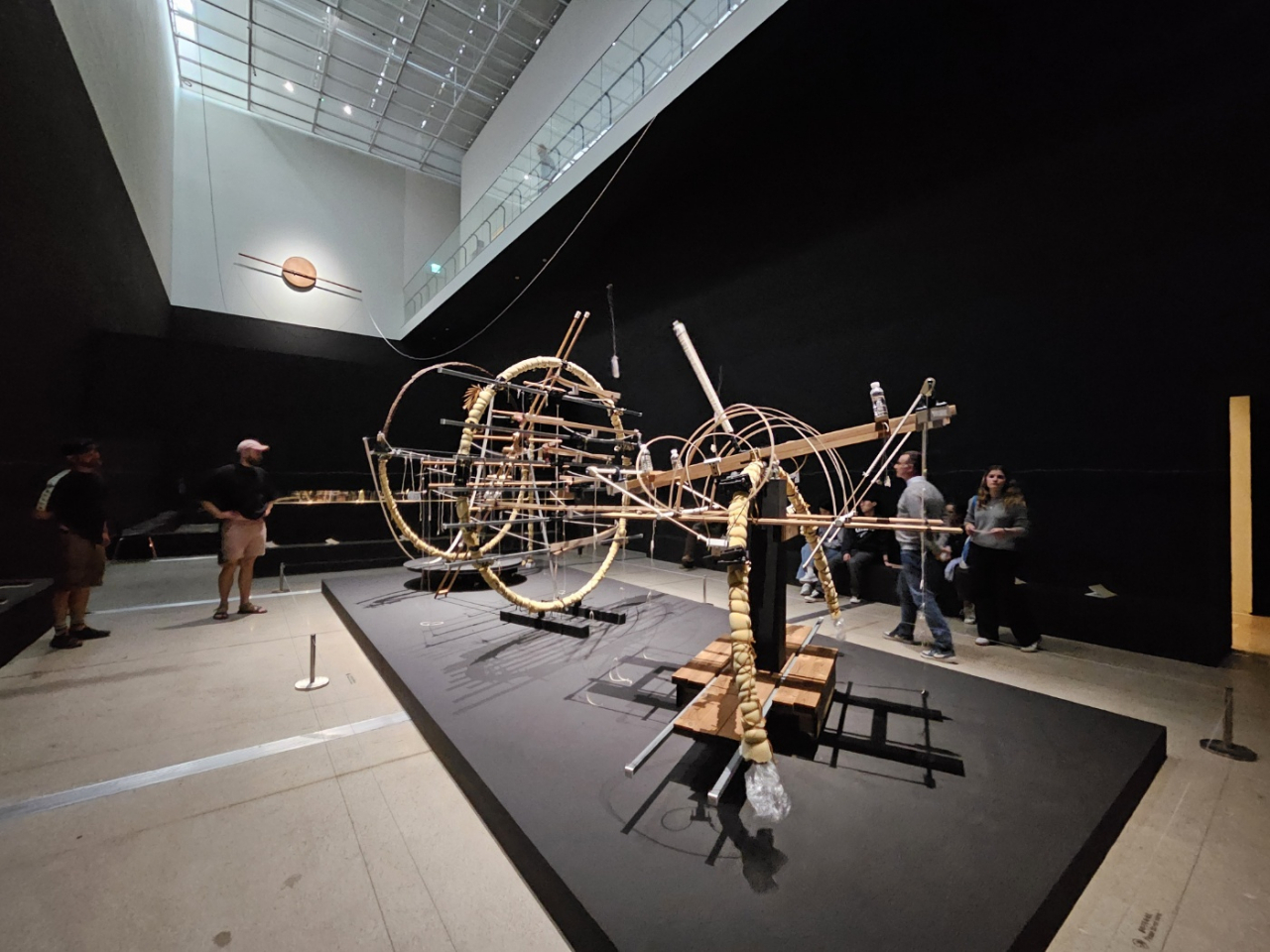 Visitors take a look at Yang Jung-uk's exhibition as part of Korea Artist Prize 2024 on Sunday at MMCA in Seoul (Park Yuna/The Korea herald)