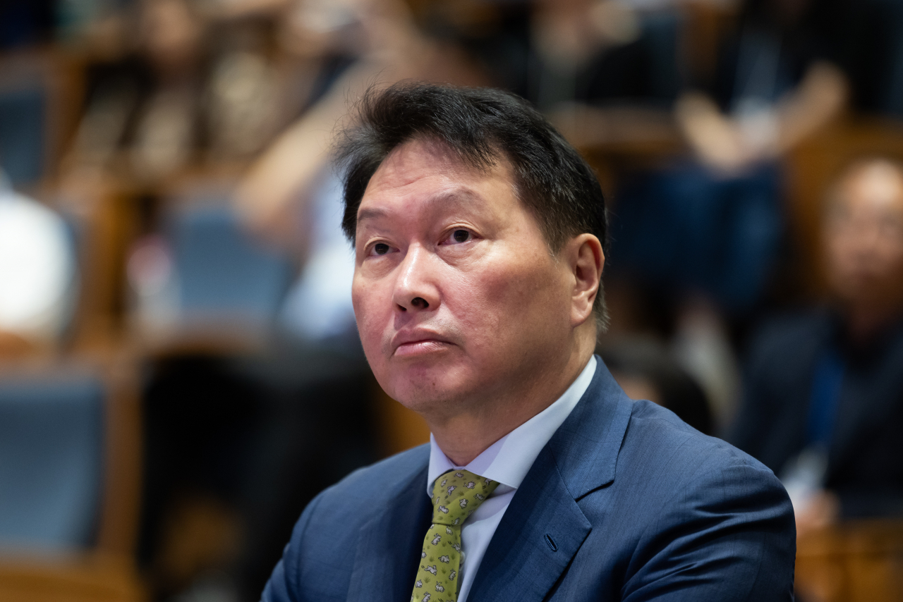 SK Group Chairman Chey Tae-won (Bloomberg)