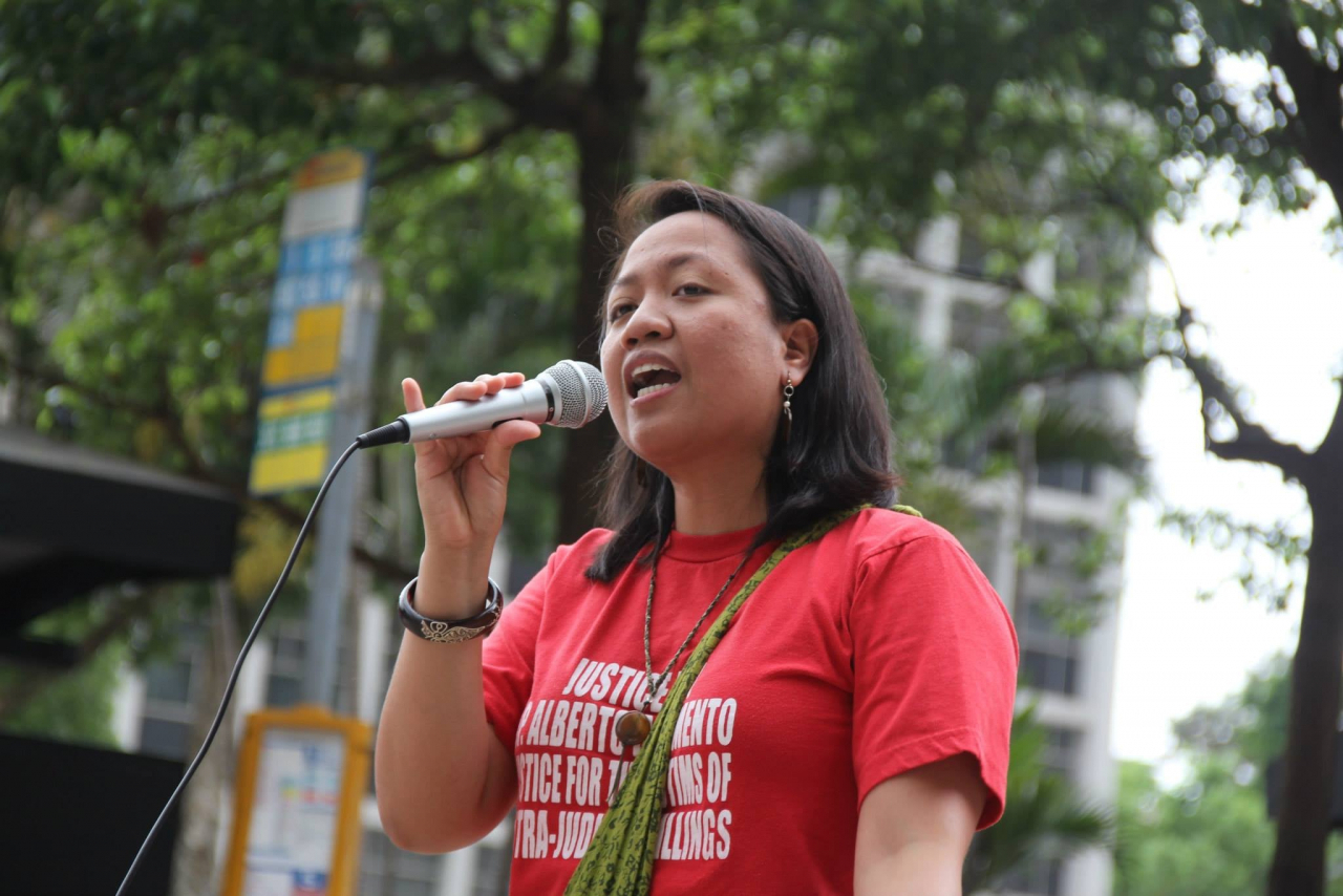 Filipina domestic worker in Hong Kong Shiela Tebia-Bonifacio (Shiela Tebia-Bonifacio)