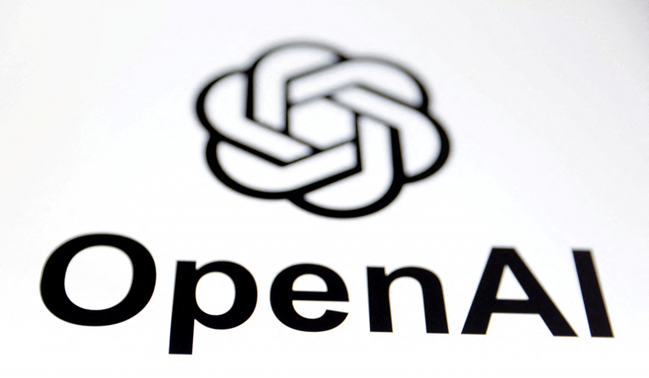 A logo image of OpenAI (Reuters-Yonhap)