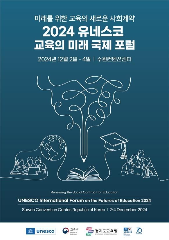 Poster for UNESCO International Forum on the Futures of Education 2024 (Ministry of Education)