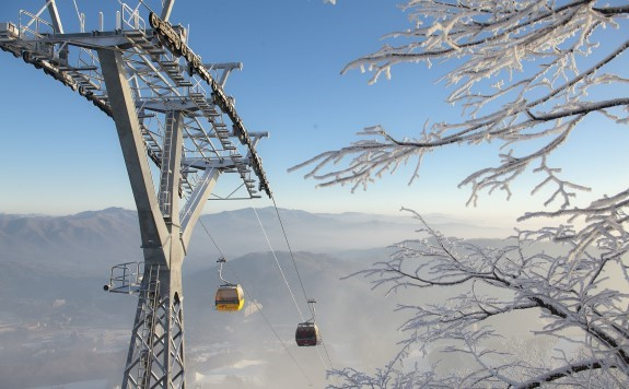 Gondola at Phoenix Snow Park in Pyeongchang, Gangwon Province (Phoenix Hotels and Resorts)