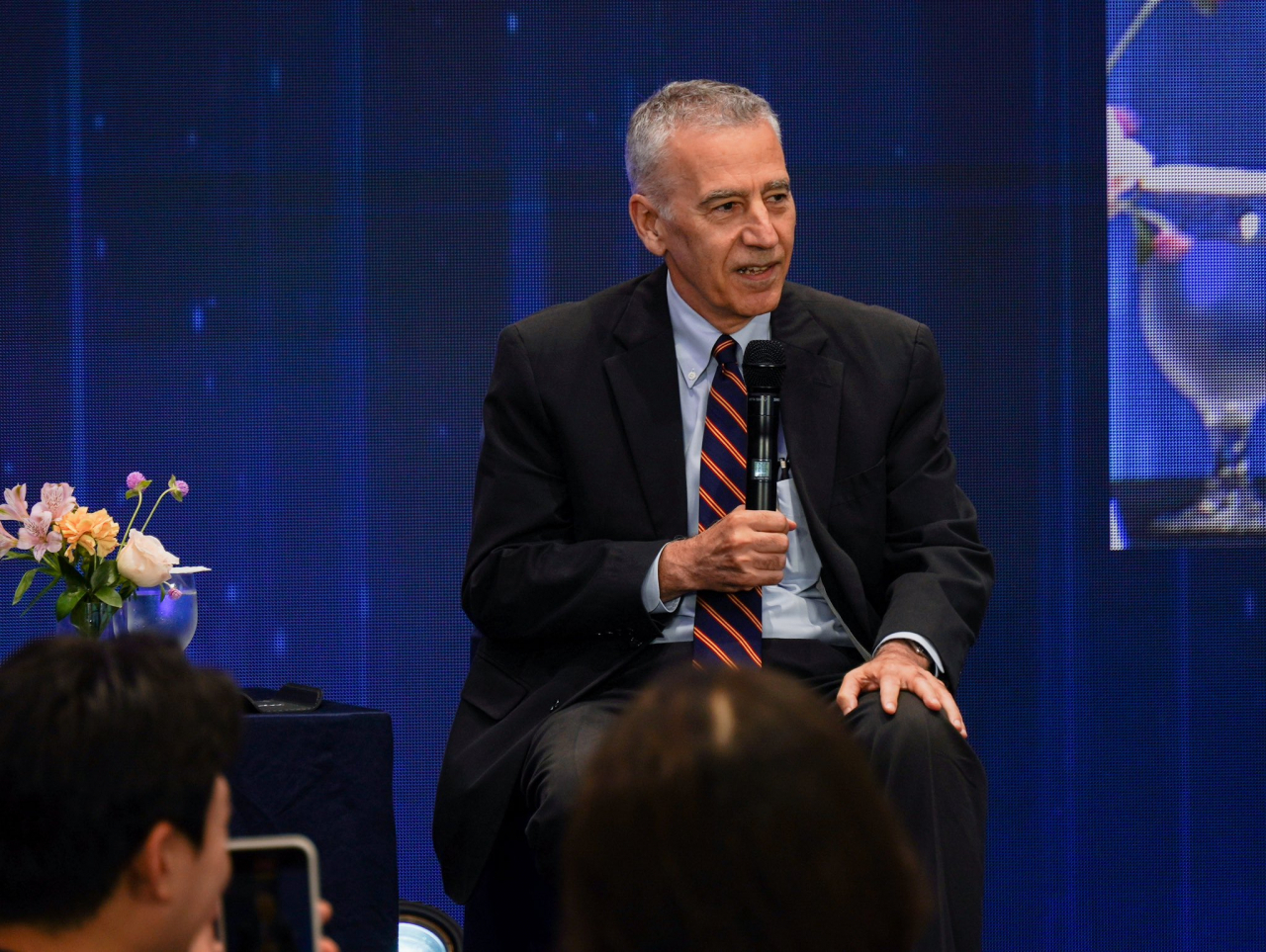 United States Ambassador to the Republic of Korea Philip Goldberg speaks during a fireside chat held as part of the US-South Korea-Japan Trilateral Global Youth Summit 2024 in Busan in July. (US Embassy in Seoul)