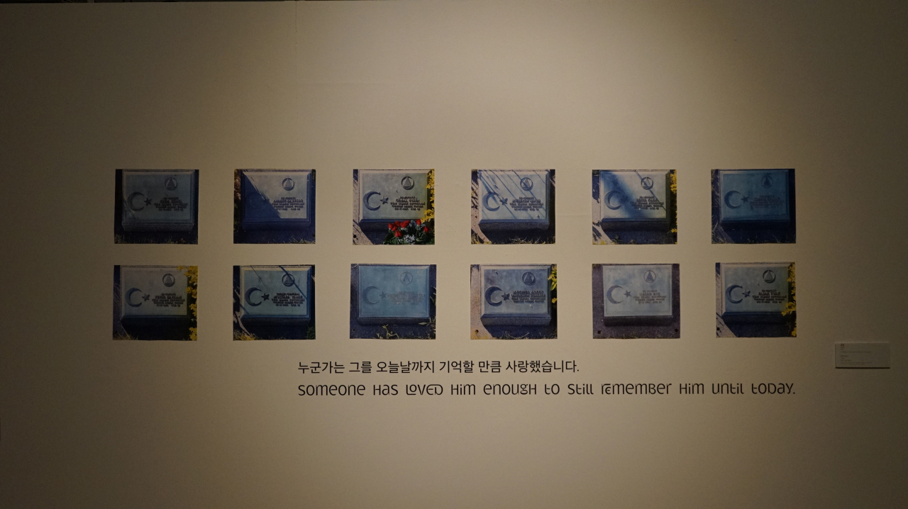 An installation view of 