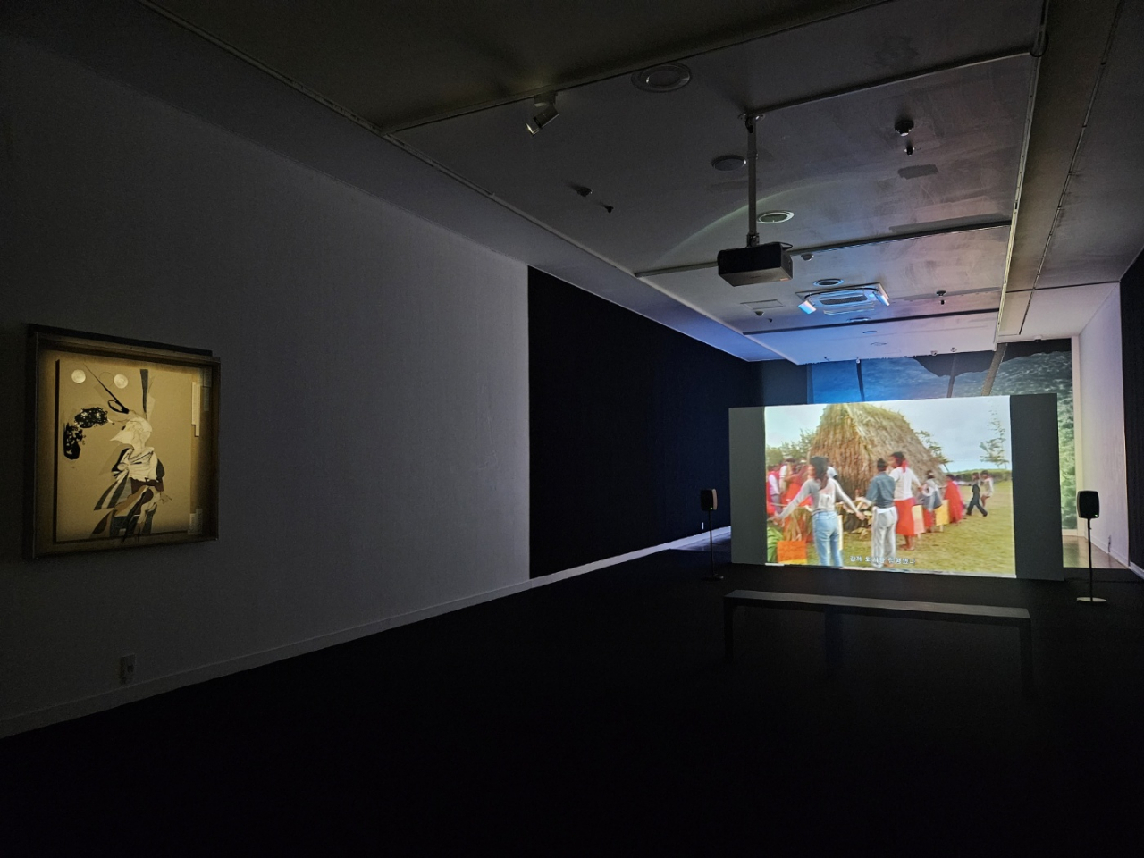 An installation view of 