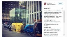 "제트 블랙 사자"...뉴욕 애플스토어 앞 아이폰7 구매 행렬 장사진