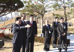 박승춘 국가보훈처장, 칠곡호국평화기념관 방문