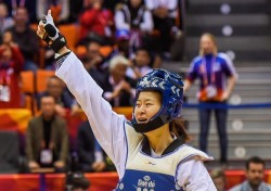 [리우올림픽]오혜리, 여자 태권도 67kg급 결승진출...은메달 확보