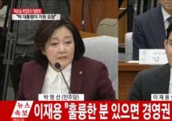 "이재용 폰 실패했죠?" 박영선 의원 질문에 이재용 부회장 "그런 거 없었다"