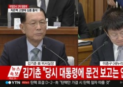 김기춘 "정윤회 문건, 내 거취에 관한 내용이라 朴 대통령께 보고 안 해"