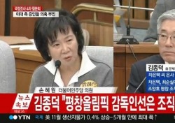 김종덕 前장관 "송승환 감독 추천자 두명 있었다…누군지는 말 못해"