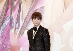 [V포토] 화랑 김태형, 배우 첫 데뷔에 긴장 한 가득