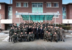 최재혁 경북전문대 총장 육군부사관학교 방문,학군부사관 격려
