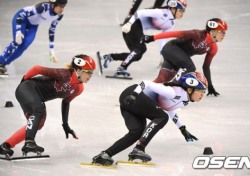 [평창] 여자 쇼트트랙, 넘어져도 올림픽 신기록, 역전 결승행