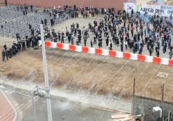 [포토뉴스]대구 캠프워커 반환부지 '100년의 벽' 철거