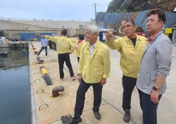 울릉군의회, 역대급 태풍 ‘힌남노’ 대비 LPG 배관망 사업장등 현장점검