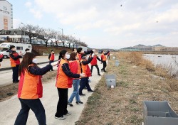 SK스페셜티,영주시 서천에서 하천 정화 봉사활동 펼쳐