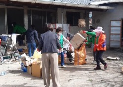 영양군 입암면 새마을회, 병옥리서 대청소 봉사활동 진행