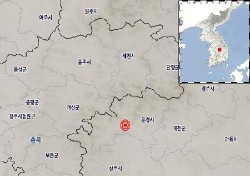 경북 문경서 규모 2.7 지진 발생