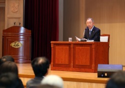 반기문 전 UN사무총장, 계명대서 특강 진행