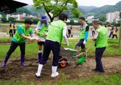 국립낙동강생물자원관, 예천군 수해 복구 일손 도와