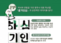 영주시 전용서체 ‘영주풍기인삼체’ 저적권 없이 무료사용하세요