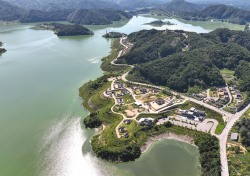 영주댐 용마루공원 일원 '생태자원화단지' 조성‘속도’…탐방 데크로드 조성