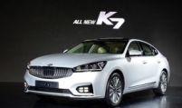 Kia unveils renderings of face-lifted K7 sedan