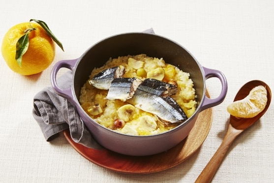 한라봉과 꽁치가 만난 영양밥
