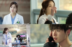 Abashed Kang So-ra slaps Lee Jong-suk’s face in “Doctor Stranger”