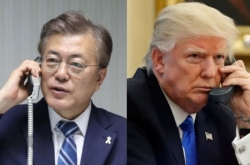 Moon, Trump discuss views on 'various responses'  by NK